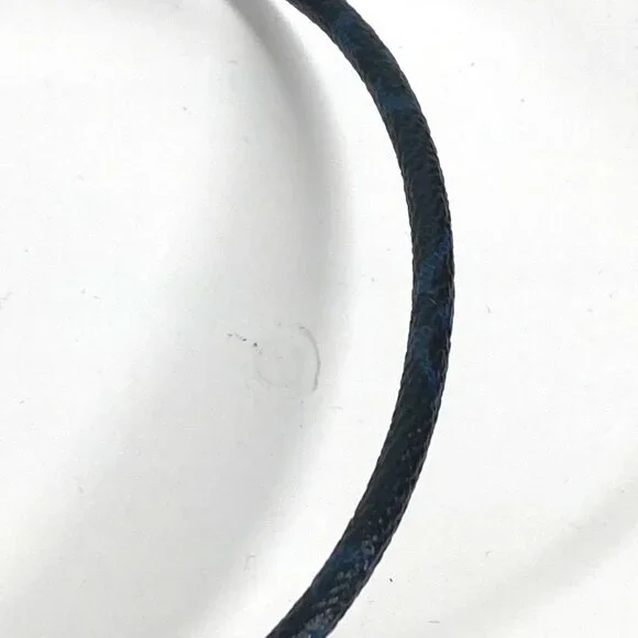 LOUIS VUITTON Blue Monogram Canvas Necklace